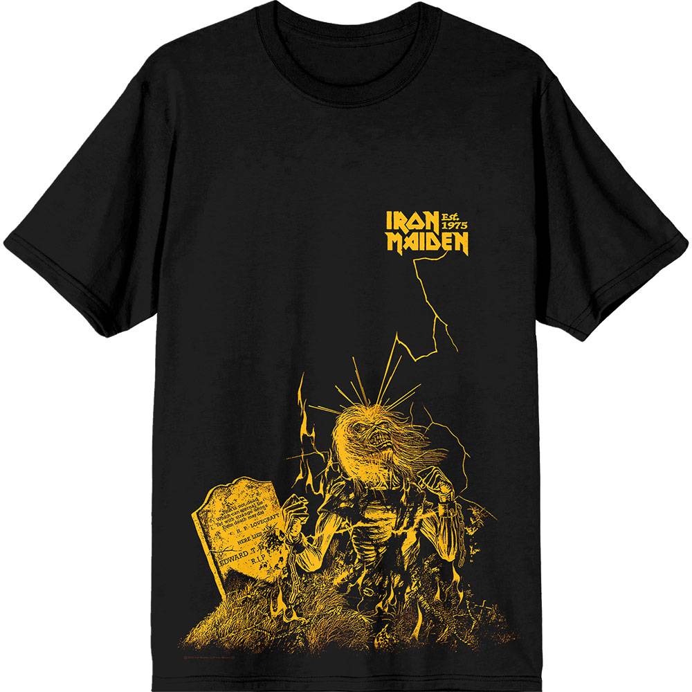 Iron Maiden - Est.1975 Life After Death Lightning Heren T-shirt - Zwart